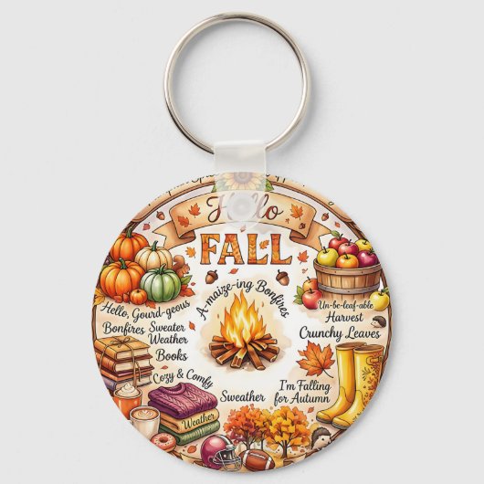 Herfst Sleutelhanger (Achterkant)