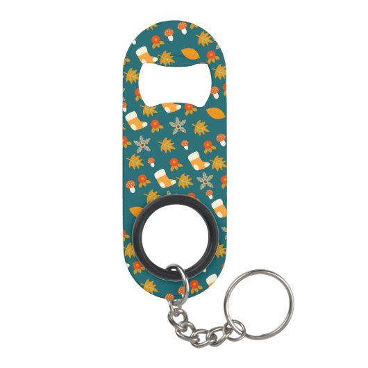 Herfst Sleutelhanger Flesopener Mini Flessenopener (Achterkant)