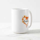 Herfst smaken gepersonaliseerd koken koffiemok (Voorkant rechts)