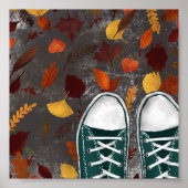 Herfst Sneakers Poster (Voorkant)