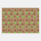 Herfst Snoep Apples Greenery Inpakpapier Vel (Voorkant 3)