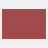 Herfst Solid Vliegende Bladeren- Verbrand Nummer/S Inpakpapier Vel (Voorkant 3)