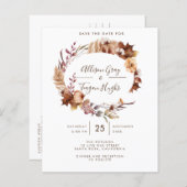 Herfst sparen het Briefkaart van de Datum (Voorkant / Achterkant)