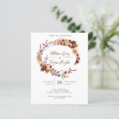 Herfst sparen het Briefkaart van de Datum (Staand voorkant)