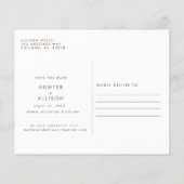 Herfst sparen het Briefkaart van de Datum (Achterkant)