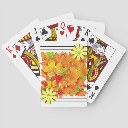 Herfst Speelkaartendeck Pokerkaarten (Achterkant)