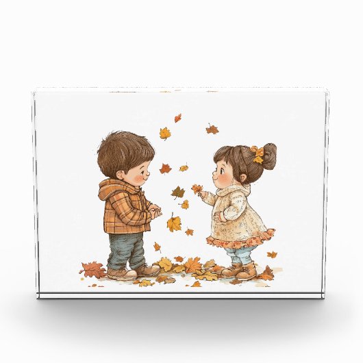 Herfst speeltijd fotoblokken (Voorkant)