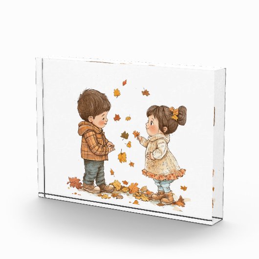 Herfst speeltijd fotoblokken (Rechts)