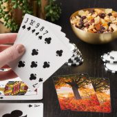 Herfst spelen in liefde met Herfst! Pokerkaarten (Insitu)
