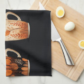 Herfst Spice Latte Keuken Handdoeken (Quarter Fold)