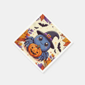 Herfst/spin/hekserij/halloween Servet (Hoek)