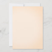 Herfst Splendor Bloemen Bloed Ivoor Save The Date Kaart (Achterkant)