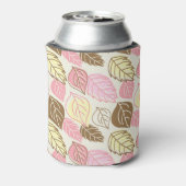 Herfst Splendor: Naadloos bladpatroon Blikjeskoeler (Blikje Achterkant)