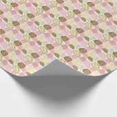 Herfst Splendor: Naadloos bladpatroon Cadeaupapier (Hoek)