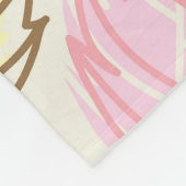 Herfst Splendor: Naadloos bladpatroon Fleece Deken (Hoek)