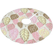 Herfst Splendor: Naadloos bladpatroon Kerstboom Rok (Gekanteld)