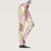 Herfst Splendor: Naadloos bladpatroon Leggings (Rechts)