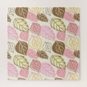 Herfst Splendor: Naadloos bladpatroon Legpuzzel (Verticaal)