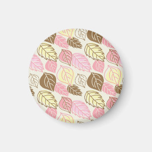 Herfst Splendor: Naadloos bladpatroon Magneet