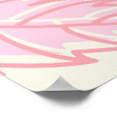 Herfst Splendor: Naadloos bladpatroon Poster (Hoek)