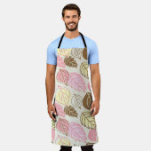 Herfst Splendor: Naadloos bladpatroon Schort (Gedragen)