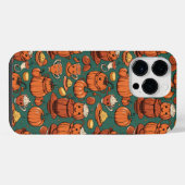Herfst Spooky Pumpkin Pizzazz Party iPhone Hoesje (Achterkant horizontaal)