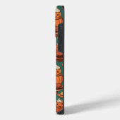 Herfst Spooky Pumpkin Pizzazz Party iPhone Hoesje (Linkerkant)
