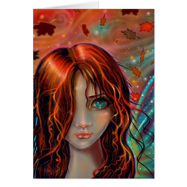 Herfst Sprookje Fantasy Kunst (Voorkant)
