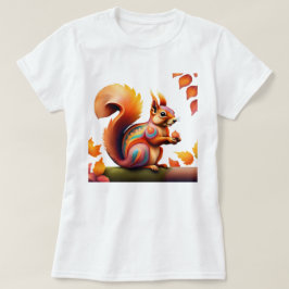 Herfst Squirrel Alebrije T-shirt