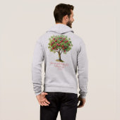 Herfst St Luke Lutheran rits Hoodie (Achterkant volledig)