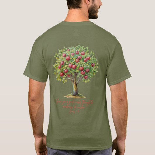 Herfst St Luke Lutheran T-shirt (Achterkant)