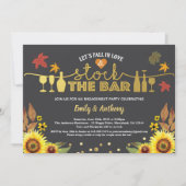 Herfst: staaf kurkbord zonnebloemgoud kaart (Voorkant)