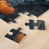 Herfst stadsgezicht puzzel (Zijkant)