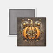 Herfst Steampunk Pompoenmagneet Magneet (Voorkant / Achterkant)