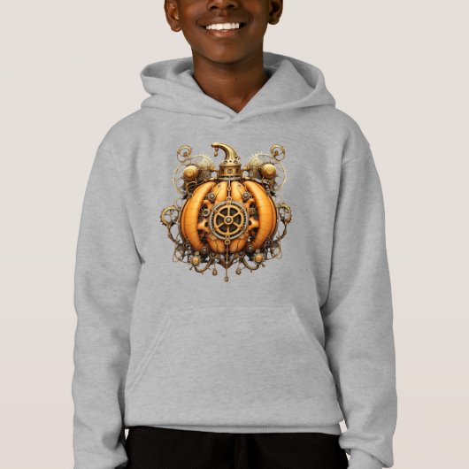 Herfst Steampunk Pumpkin Hoodie (Voorkant)