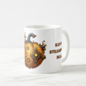 Herfst Steampunk Pumpkin Mok (Voorkant rechts)