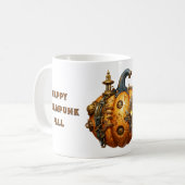 Herfst Steampunk Pumpkin Mok (Voorkant links)