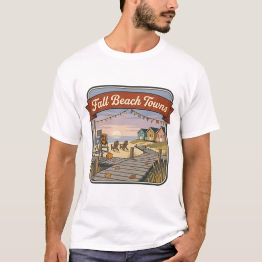 Herfst Steden aan Zee T-shirt (Voorkant)
