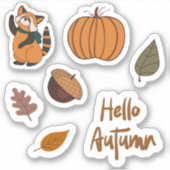 Herfst Stemming pack 1 Sticker (Voorkant)