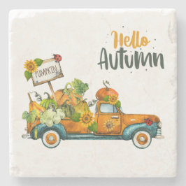 Herfst stenen onderzetters, Herfst home decor Stenen Onderzetter