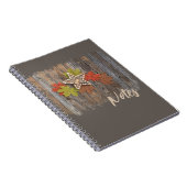Herfst Sterren spiraal notitieboek (Rechterzijde)
