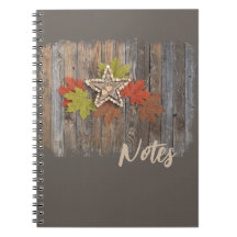 Herfst Sterren spiraal notitieboek