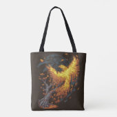 Herfst stijgt tote bag (Achterkant)