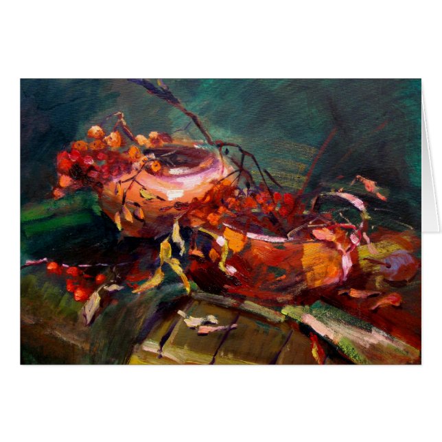 Herfst stille levenskaart (Voorkant Horizontaal)