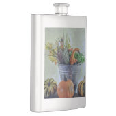 Herfst stilleven met pompoenen, bloemen flacon (Rechts)