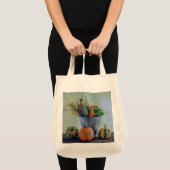 Herfst stilleven met pompoenen, bloemen tote bag (Voorkant (product))