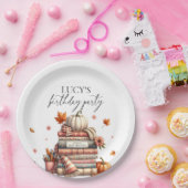 Herfst Storybook Chapter One Herfst Verjaardagsfee Papieren Bordje (Feest)