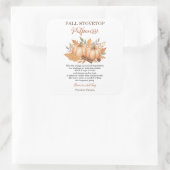 Herfst Stovetop Potpourri Recept Pompoen Vierkante Sticker (Tas)