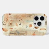 Herfst straat scene iPhone case (Achterkant (horizontaal))