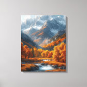 Herfst Stream Canvas Afdruk (Voorkant)
